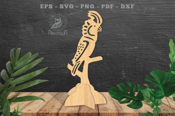 Download Cockatoo Bird Laser Cut Home Decor SVG 1 - Home decor svg Collection