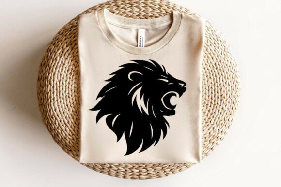 Download Lion Head Black Silhouette SVG PNG, Lion - Black silhouette svg Collection