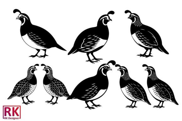 Download Quail Black Silhouette Svg Vector Design - Black silhouette svg Collection