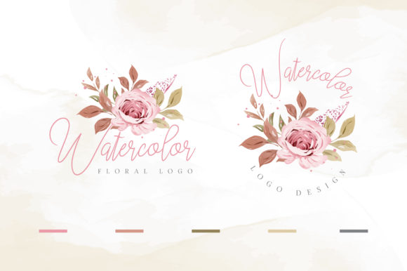 Download Watercolor Floral Logo Template - Logo Collection
